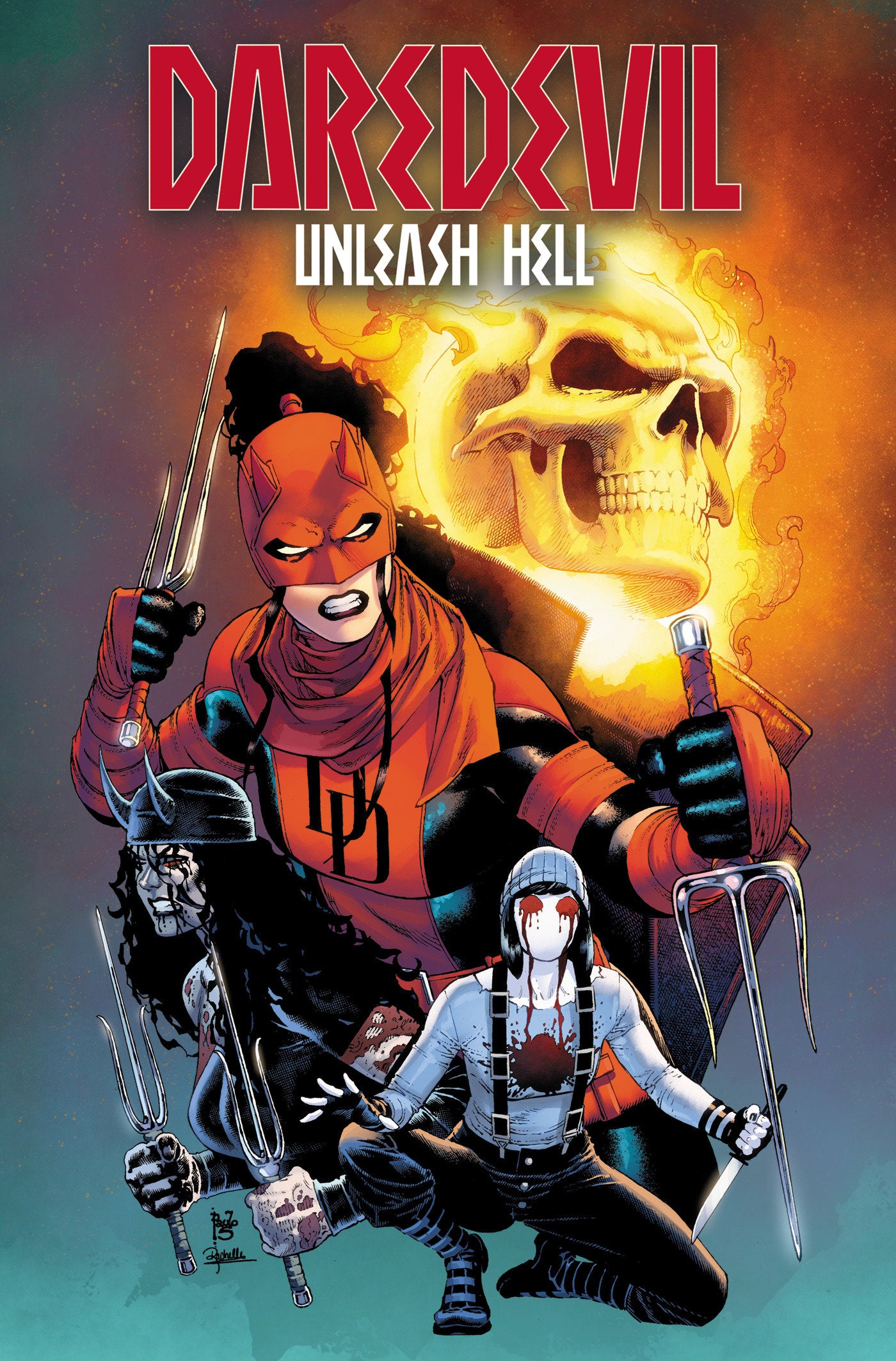 DAREDEVIL UNLEASH HELL RED BAND TP (Backorder, Allow 4-5 Weeks)