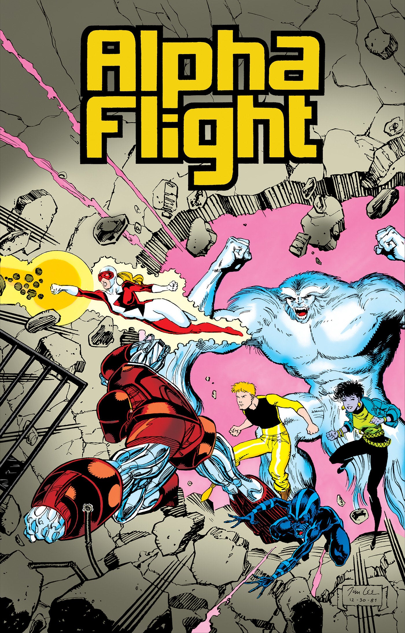 ALPHA FLIGHT BY MANTLO & LEE OMNIBUS HC JIM LEE CVR (Backorder, Allow 4-5 Weeks)