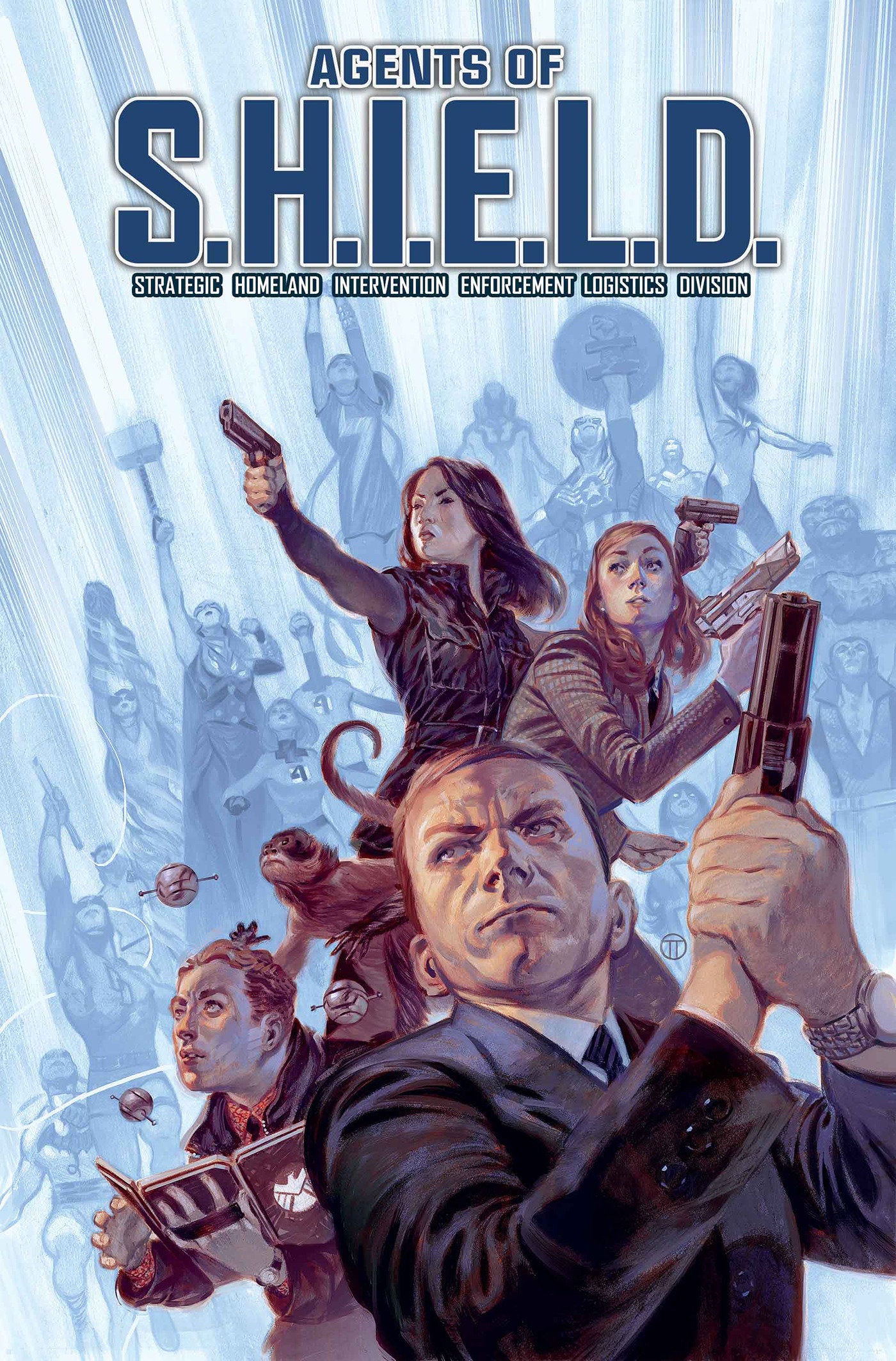 AGENTS OF S.H.I.E.L.D. OMNIBUS JULIAN TOTINO TEDESCO COVER HC (Backorder, Allow 4-5 Weeks)