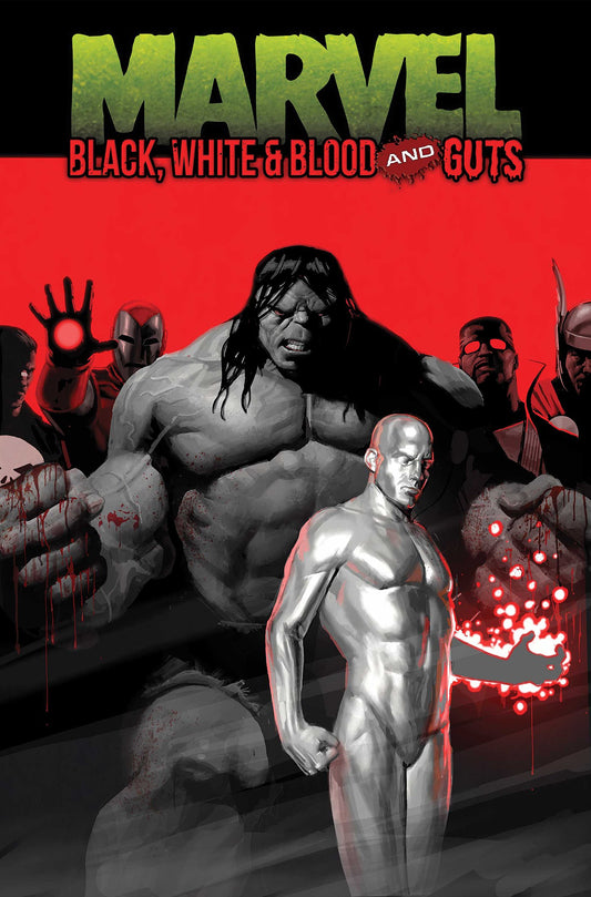 MARVEL: BLACK, WHITE & BLOOD AND GUTS TP (08 Sep Release)