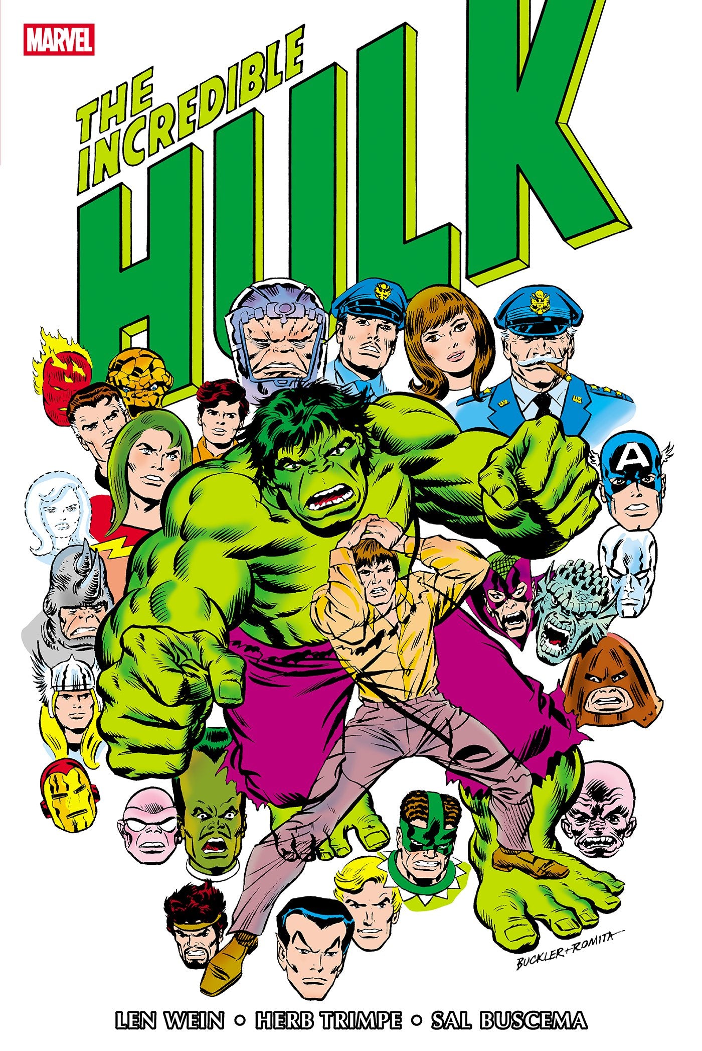 THE INCREDIBLE HULK OMNIBUS VOL. 4 RICH BUCKLER COVER HC