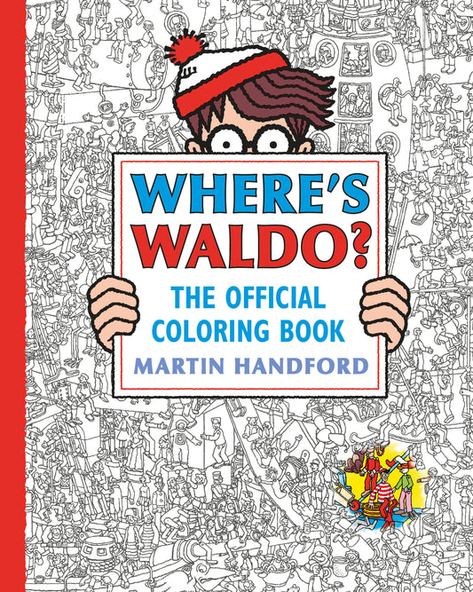 WHERE'S WALDO? THE OFFICIAL COLORING BOOK TP (Backorder, Allow 4-5 Weeks)