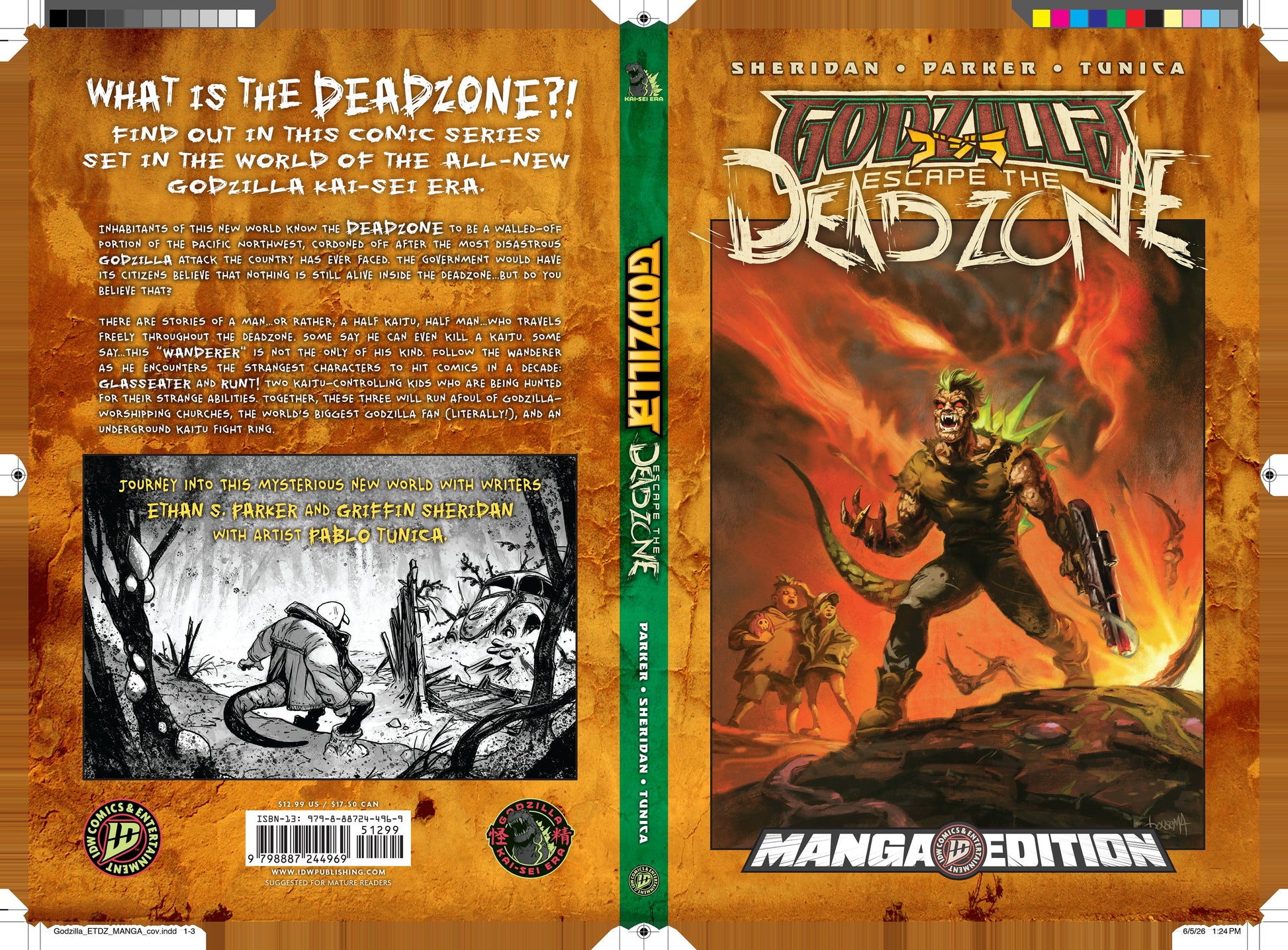 GODZILLA: ESCAPE THE DEADZONE [KAI-SEI ERA]--MANGA STYLE EDITION TP