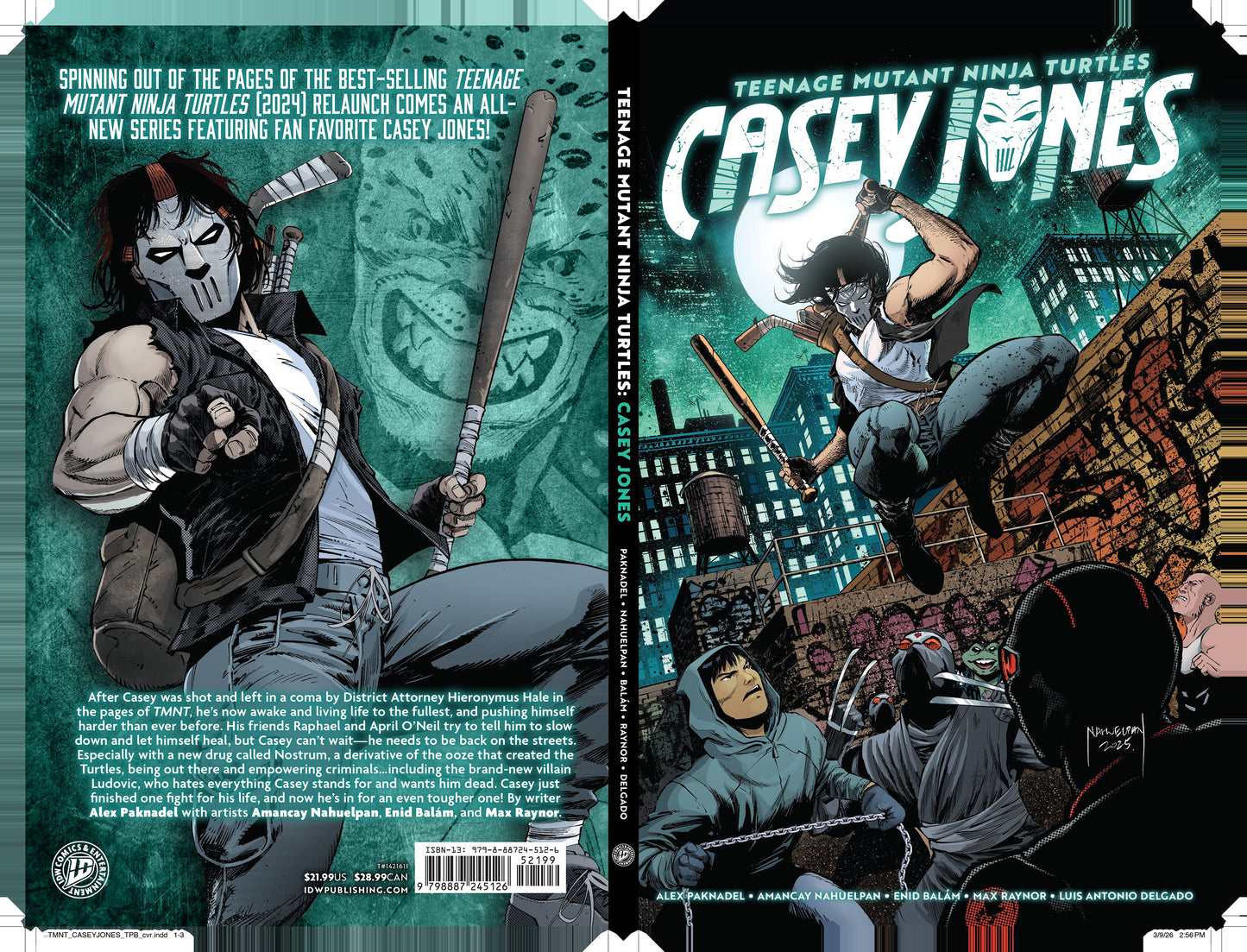 TEENAGE MUTANT NINJA TURTLES: CASEY JONES TP (01 Sep Release)
