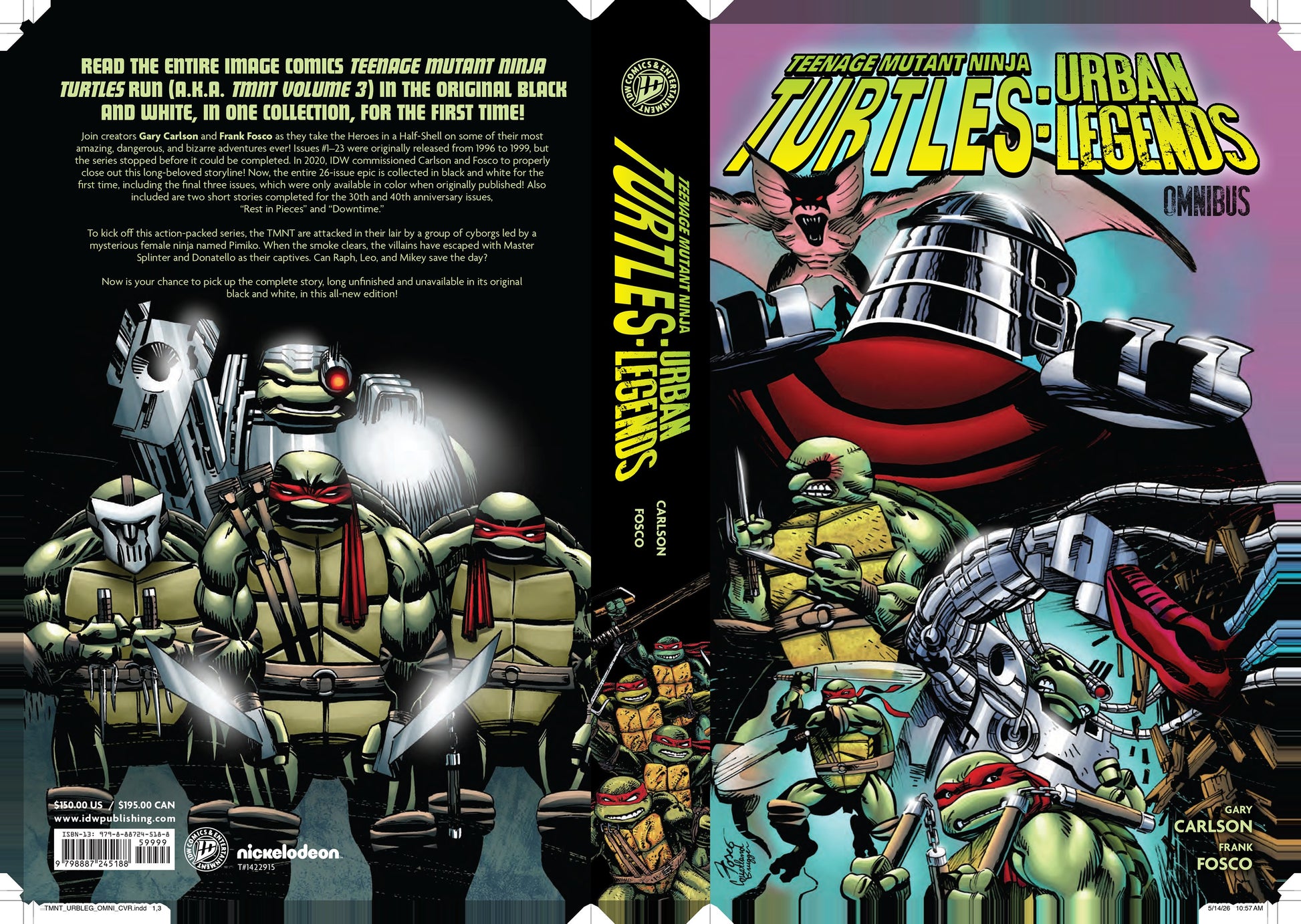 TEENAGE MUTANT NINJA TURTLES: URBAN LEGENDS OMNIBUS HC