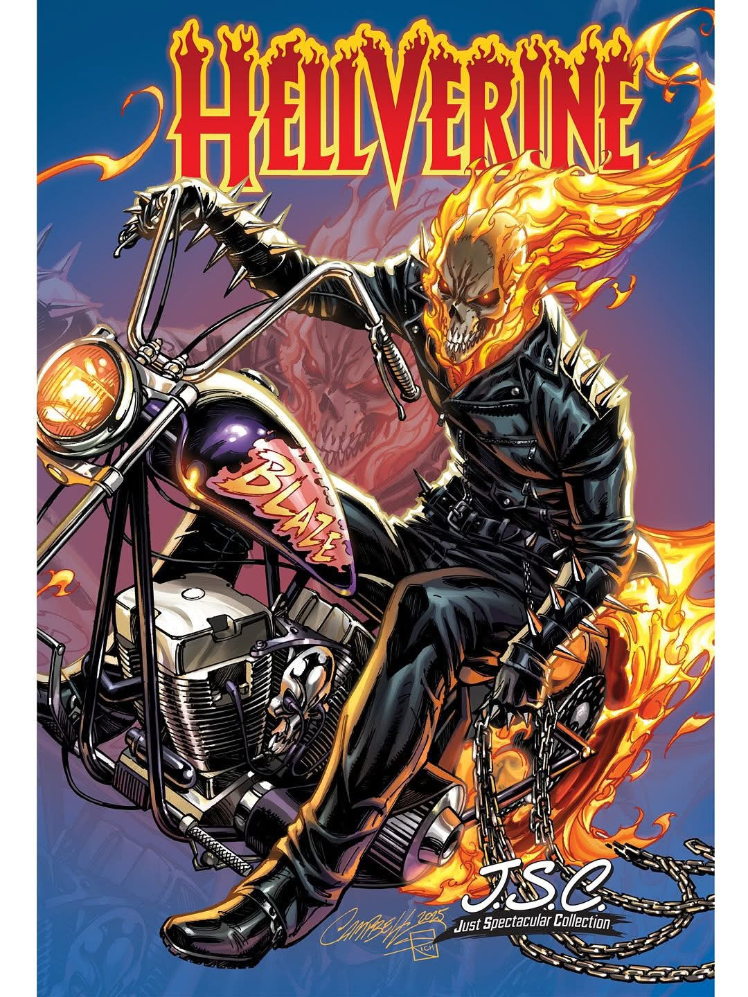 HELLVERINE #9 J SCOTT CAMPBELL JUST SPECTACULAR COLLECTION VAR (Backorder, Allow 4-5 Weeks)