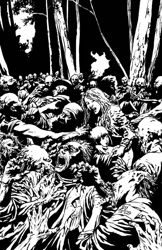 NIGHT OF THE LIVING DEAD KIN #2 CVR D 1/350 LTD B&W VIRGIN - Comicbookeroo