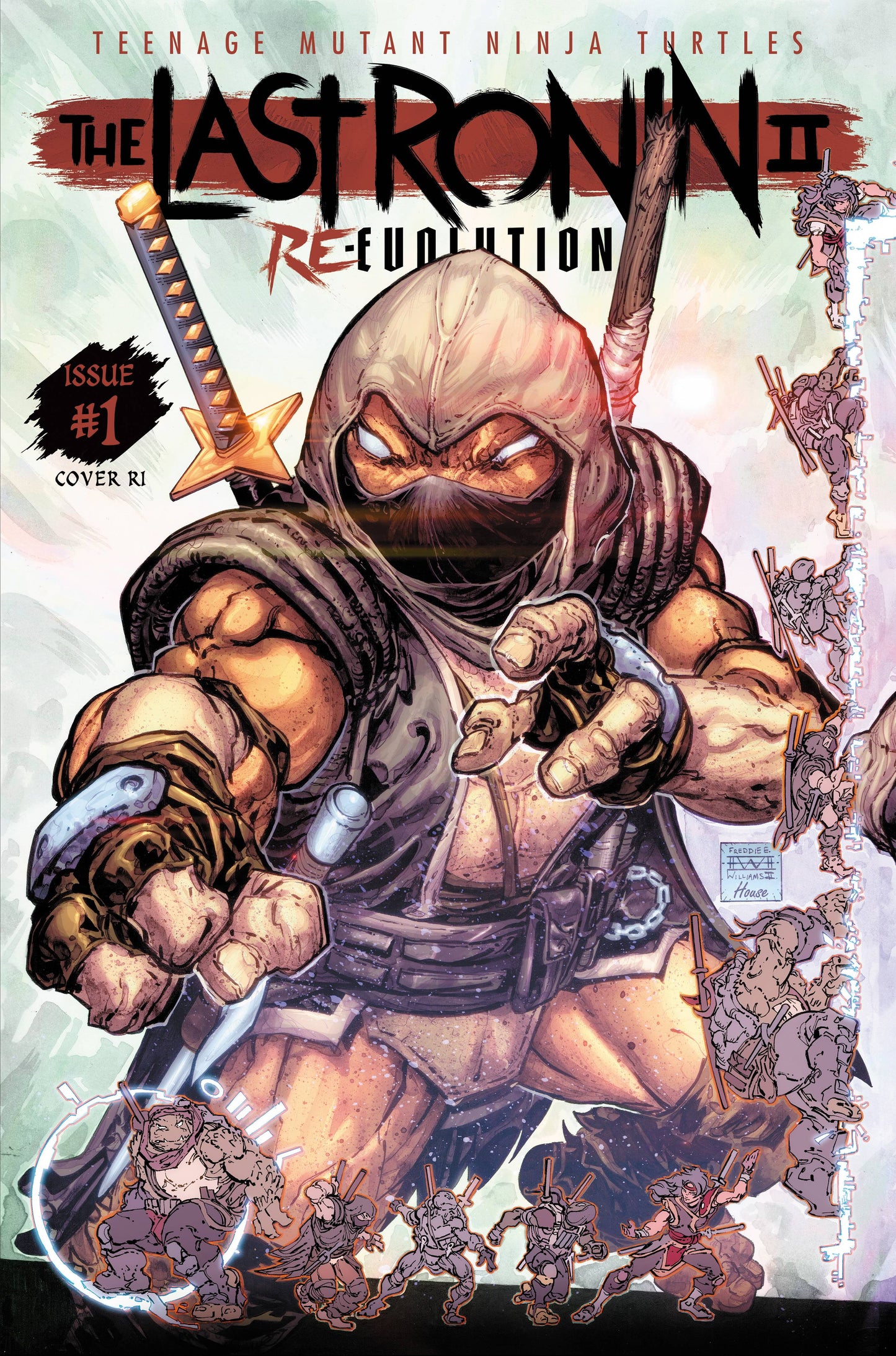 TMNT THE LAST RONIN II RE EVOLUTION #1 CVR F 1:25 WILLIAM (06 Mar) - Comicbookeroo