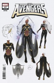 AVENGERS #17 INCV 1:10 LUCAS WERNECK DESIGN VAR - Comicbookeroo