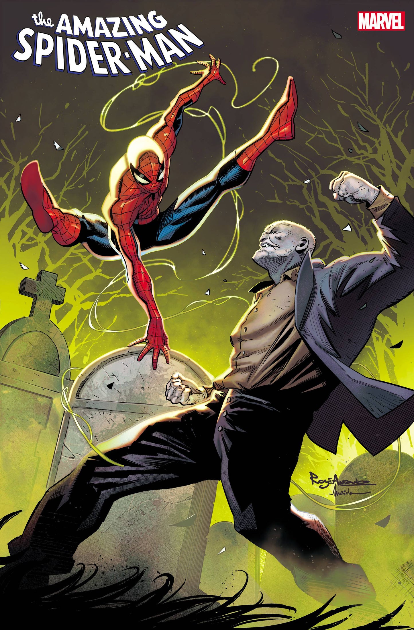 AMAZING SPIDER-MAN (2022) #57 INCV 1:25 ROGE ANTONIO VAR - Comicbookeroo
