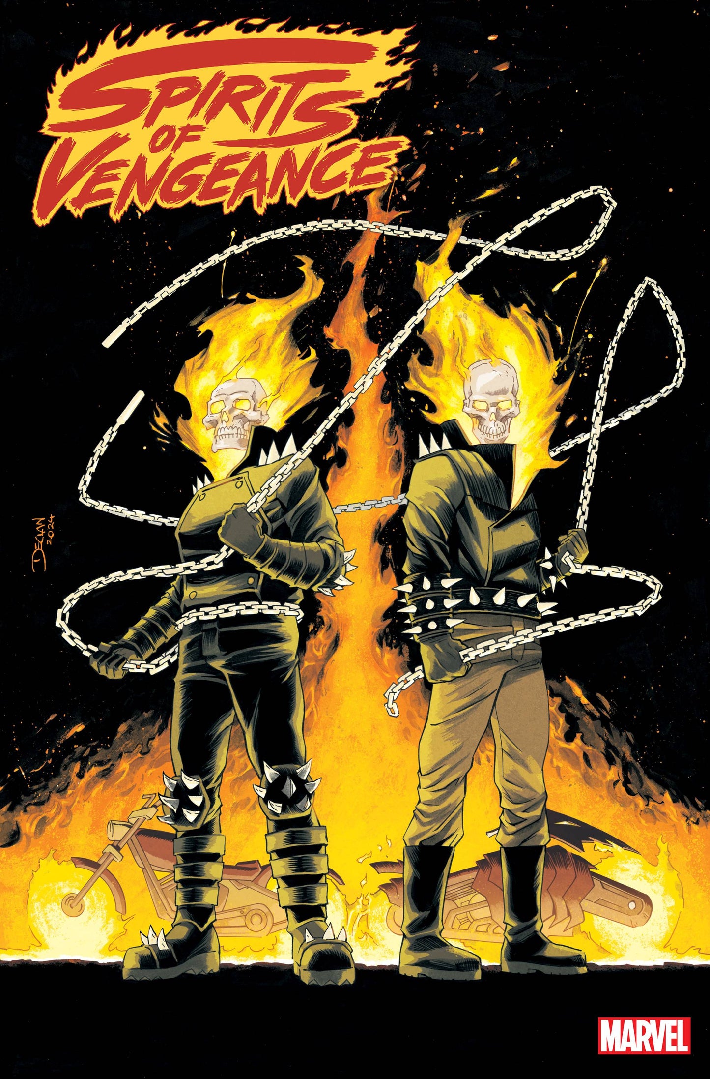 SPIRITS OF VENGEANCE #1 (OF 5) INCV 1:25 SHALVEY VAR - Comicbookeroo