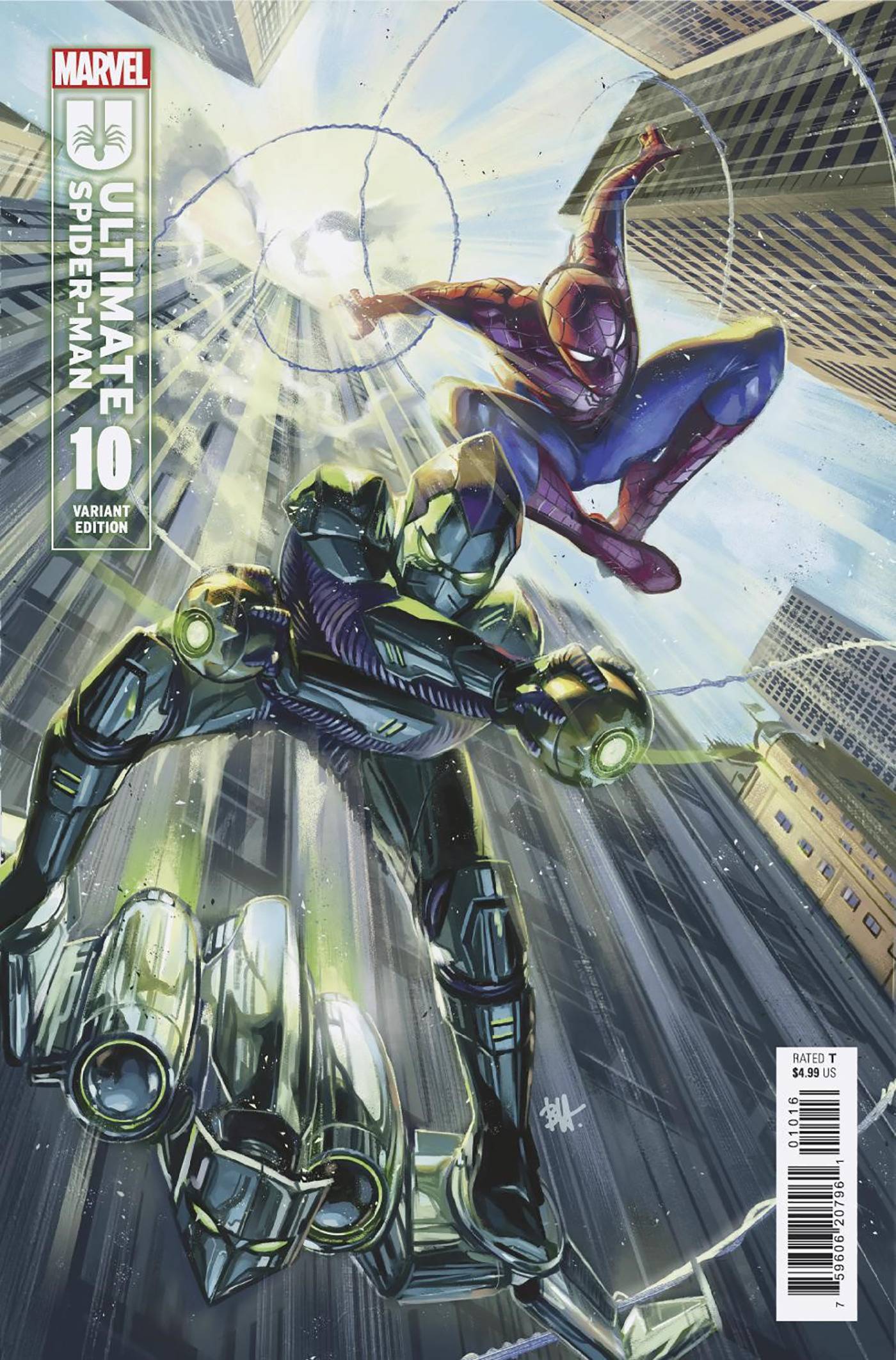 ULTIMATE SPIDER-MAN #10 INCV 1:25 BEN HARVEY VAR - Comicbookeroo