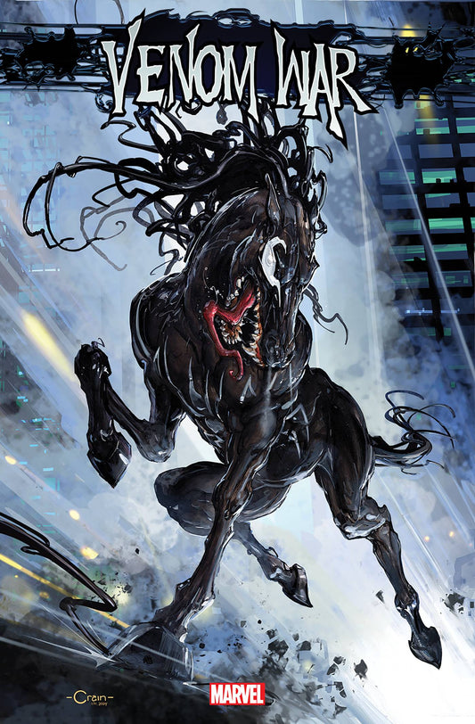 VENOM WAR #1 (OF 5) CLAYTON CRAIN VENOM HORSE VAR - Comicbookeroo