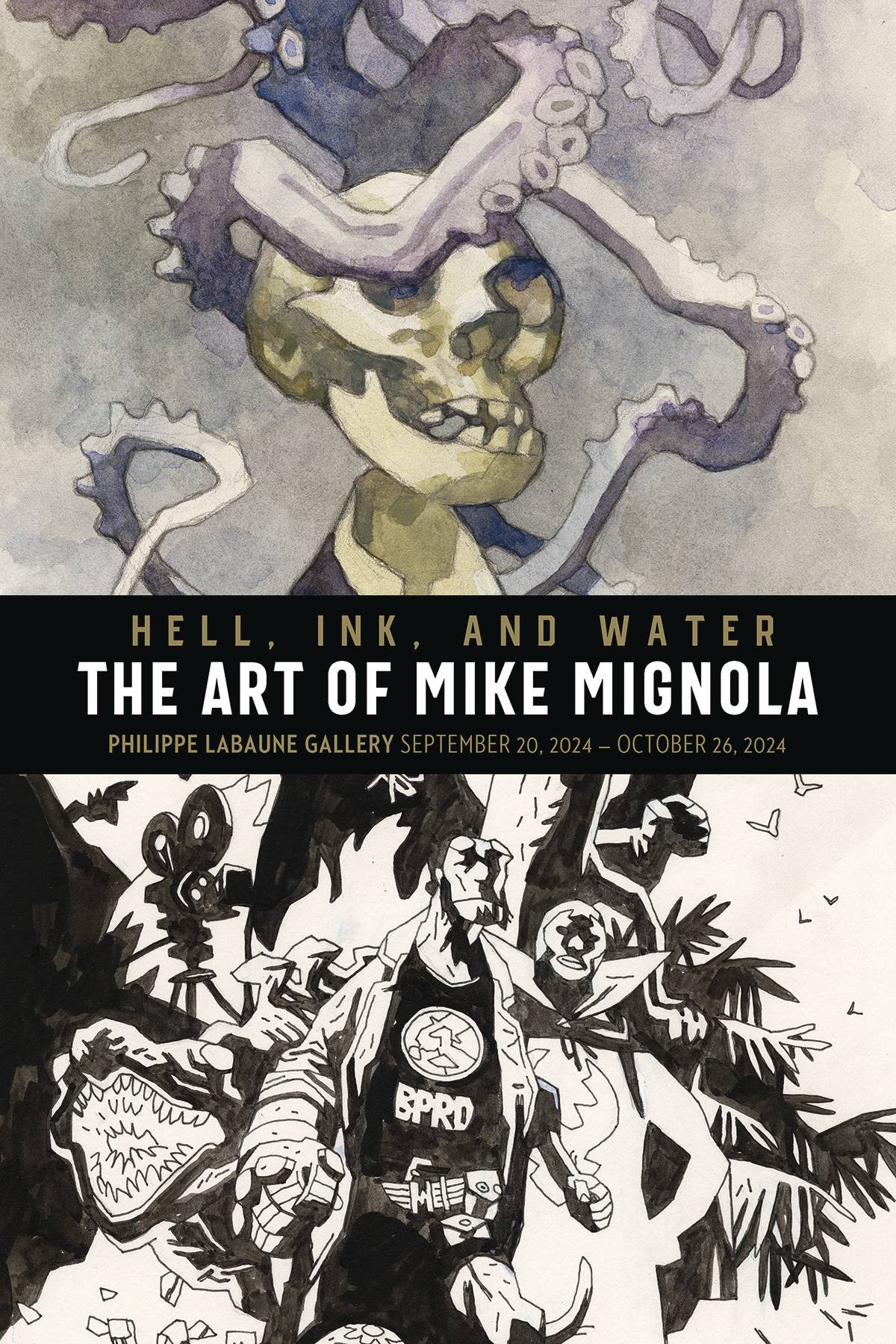 HELL INK & WATER ART OF MIKE MIGNOLA HC (MR) - Comicbookeroo