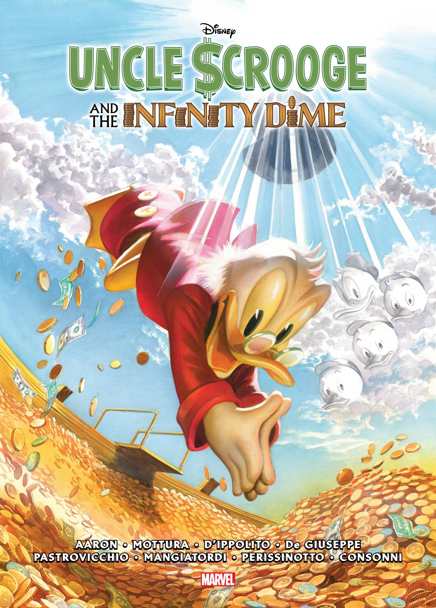 UNCLE SCROOGE INFINITY DIME GALLERY ED HC ALEX ROSS CVR (19 Mar Release) - Comicbookeroo