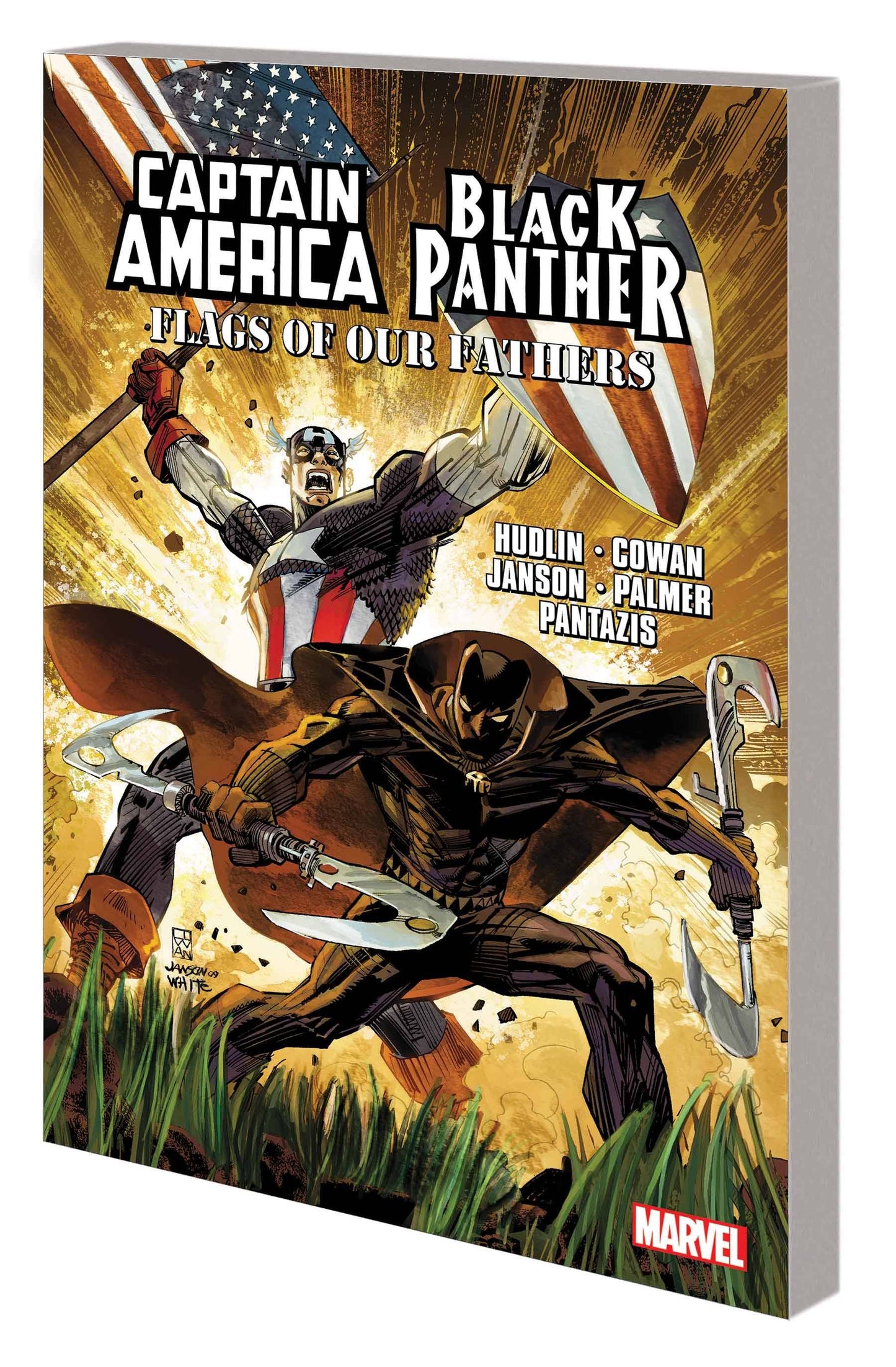 CAPTAIN AMERICA BLACK PANTHER FLAGS OF OUR FATHERS TP (05 Feb Release) - Comicbookeroo