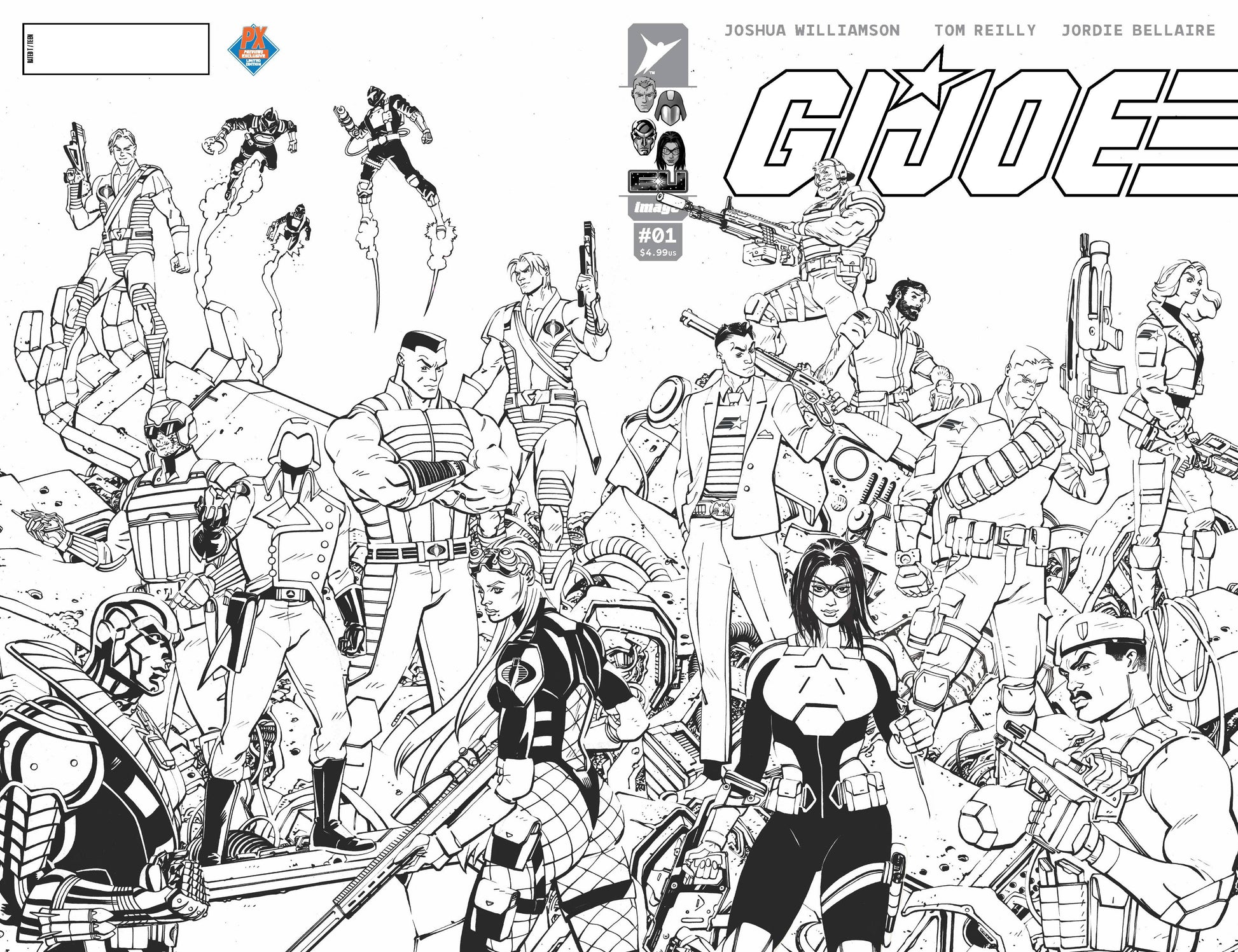 GI JOE #1 PX EXC VAR - Comicbookeroo