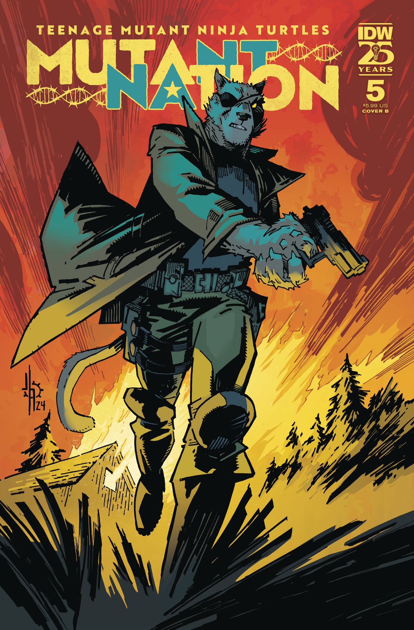 TMNT MUTANT NATION #5 CVR B HOWARD (Backorder, Allow 4-5 Weeks)