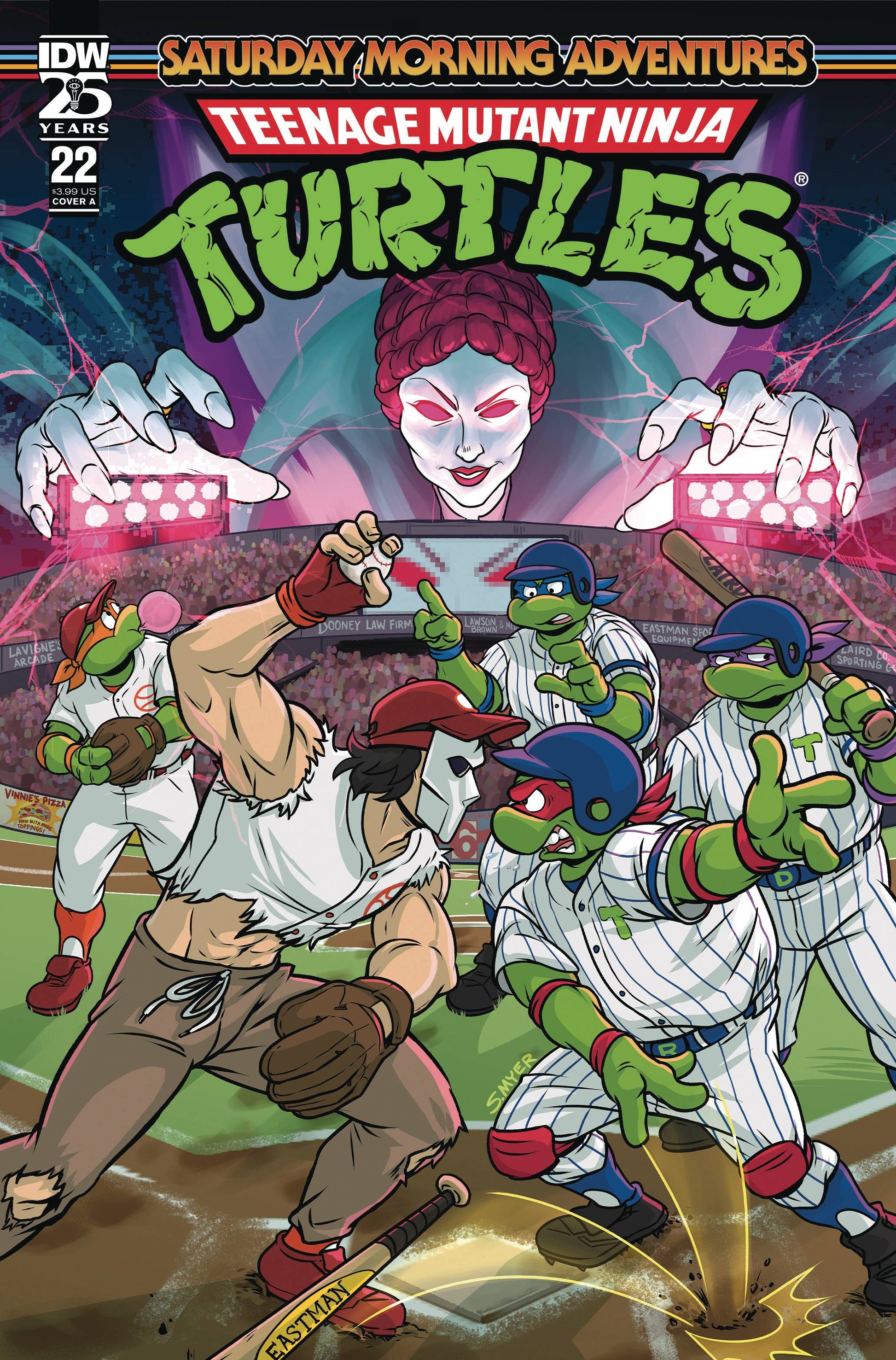 TMNT SATURDAY MORNING ADV #22 CVR A MYER (26 Feb Release) - Comicbookeroo