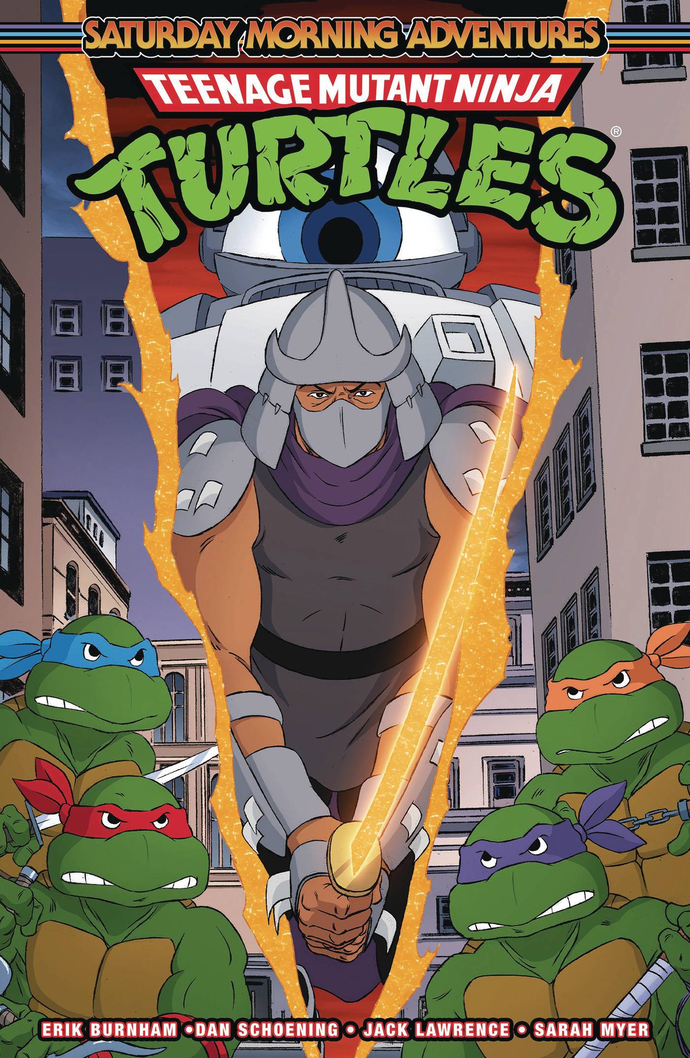 TMNT SATURDAY MORNING ADVENTURES TP VOL 04 (19 Feb Release) - Comicbookeroo