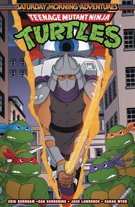 TMNT SATURDAY MORNING ADVENTURES TP VOL 04 (19 Feb Release) - Comicbookeroo