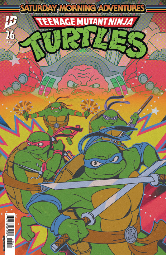 TMNT SATURDAY MORNING ADV #26 CVR B BOXERBUN (Backorder, Allow 4-5 Weeks)
