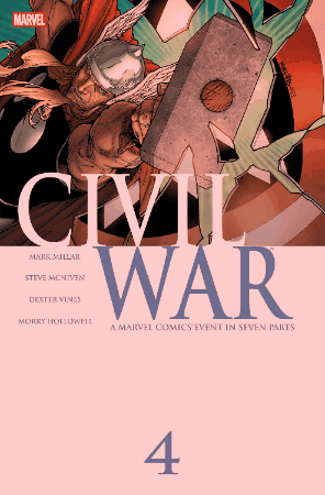 CIVIL WAR #4 FOIL FACSIMILE EDITION MICHAEL TURNER VAR (Backorder, Allow 4-5 Weeks)