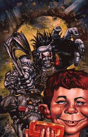 MAD ABOUT DC #1 (ONE SHOT) Second Printing Cvr C Simon Bisley Foil Var (03 Jun Release)