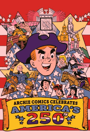 ARCHIE COMICS CELEBRATES AMERICAS 250TH (ONE SHOT) CVR E STAN GOLDBERG LIFE WITH ARCHIE RETRO FOIL FULL ART VAR (08 Jul Release)