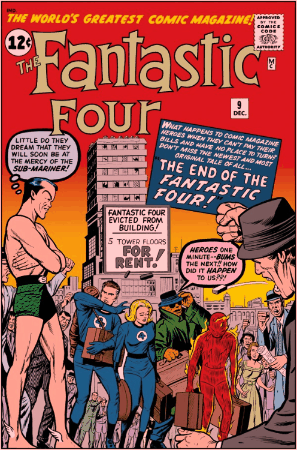 FANTASTIC FOUR #9 FOIL FACSIMILE EDITION VAR (Backorder, Allow 4-5 Weeks)