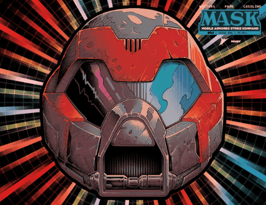 MASK #1 CVR P PYE PARR & LUKE PREECE & ANDRES JUAREZ DIE CUT FOIL MASK VAR (03 Jun Release)