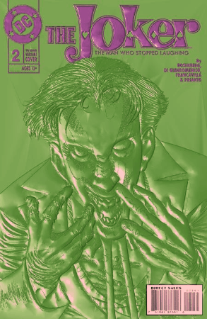 JOKER THE MAN WHO STOPPED LAUGHING #2 CVR D KELLEY JONES 90S COVER MONTH FOIL MULTI-LEVEL EMBOSSED VAR - Comicbookeroo