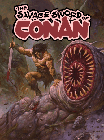 SAVAGE SWORD OF CONAN #14 CVR C ALEX HORLEY FOIL VAR (MR) (06 May Release)