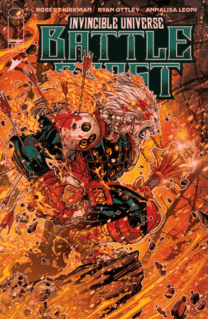 INVINCIBLE UNIVERSE BATTLE BEAST #1 CVR G INC 1:100 JONBOY MEYERS FOIL VAR