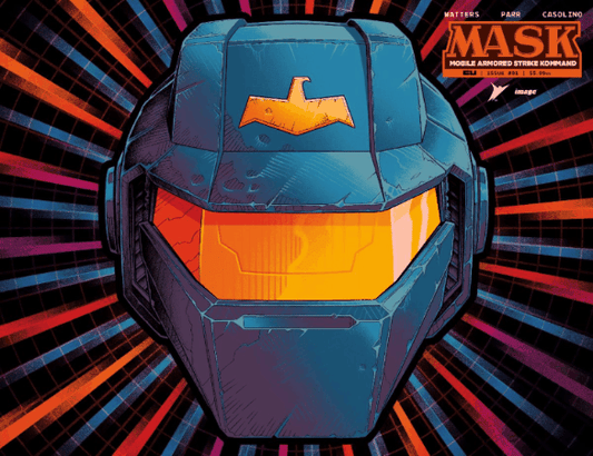 MASK #1 CVR Q PYE PARR & LUKE PREECE & ANDRES JUAREZ DIE CUT FOIL MASK VAR (03 Jun Release)