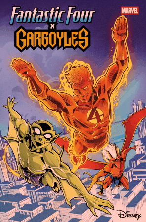 FANTASTIC FOUR/GARGOYLES #1 FOIL LUCIANO VECCHIO VAR (Backorder, Allow 4-5 Weeks)