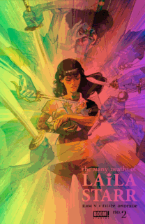 MANY DEATHS OF LAILA STARR #2 (OF 5) CVR B DEL MUNDO FOIL - Comicbookeroo