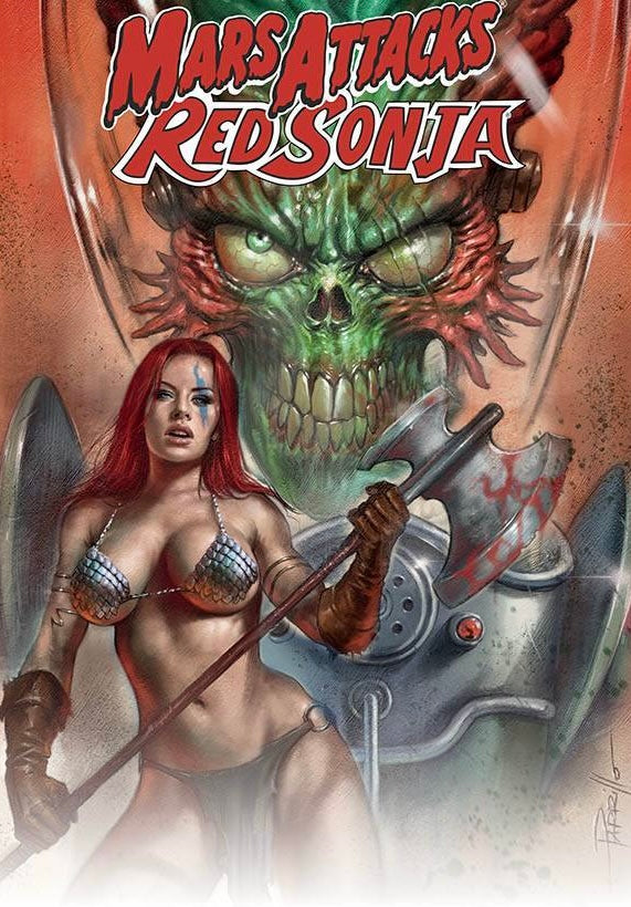 MARS ATTACKS RED SONJA #1 CVR A PARRILLO - Comicbookeroo