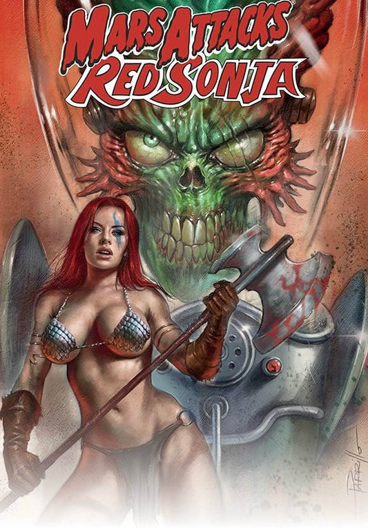MARS ATTACKS RED SONJA #1 CVR A PARRILLO - Comicbookeroo