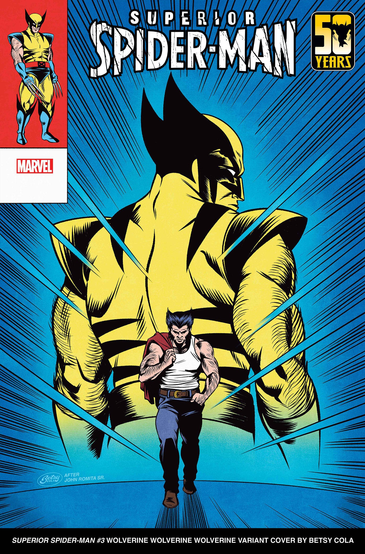 SUPERIOR SPIDER-MAN #3 COLA WOLVERINE WOLVERINE WOLVERINE VAR (24 Jan) - Comicbookeroo