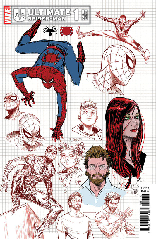 ULTIMATE SPIDER-MAN #1 INCV 1:10 CHECCHETTO DESIGN VAR (10 Jan) - Comicbookeroo