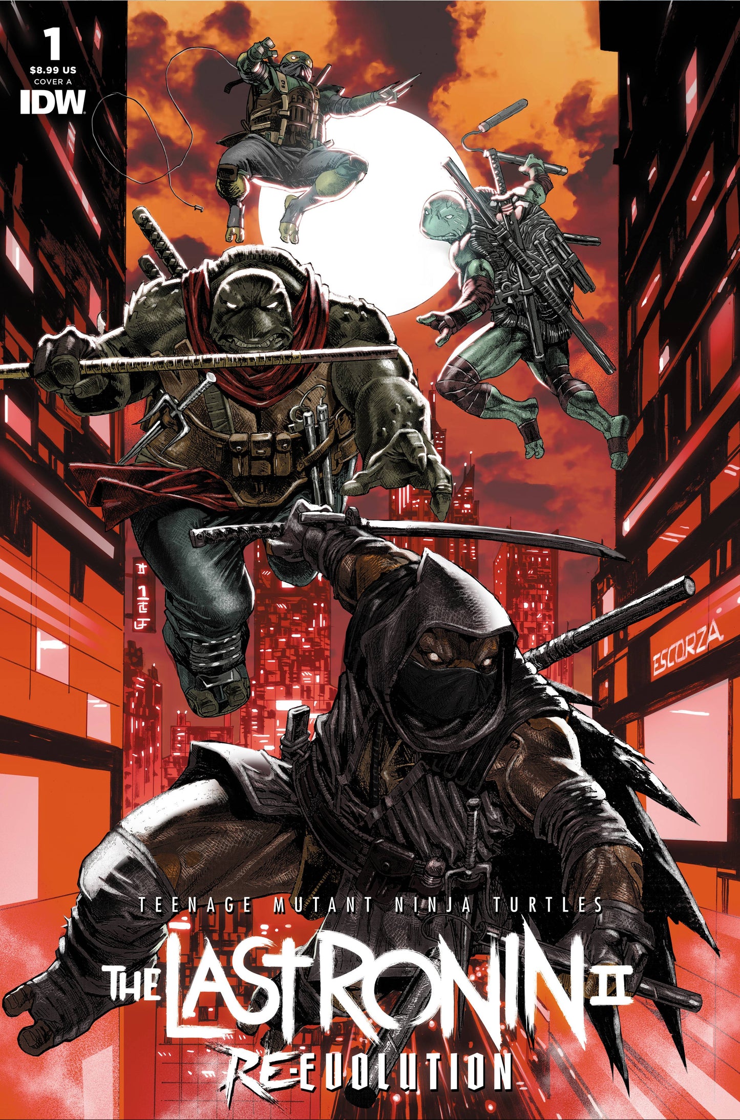 TMNT THE LAST RONIN II RE EVOLUTION #1 CVR A ESCORZAS (MR) - Comicbookeroo