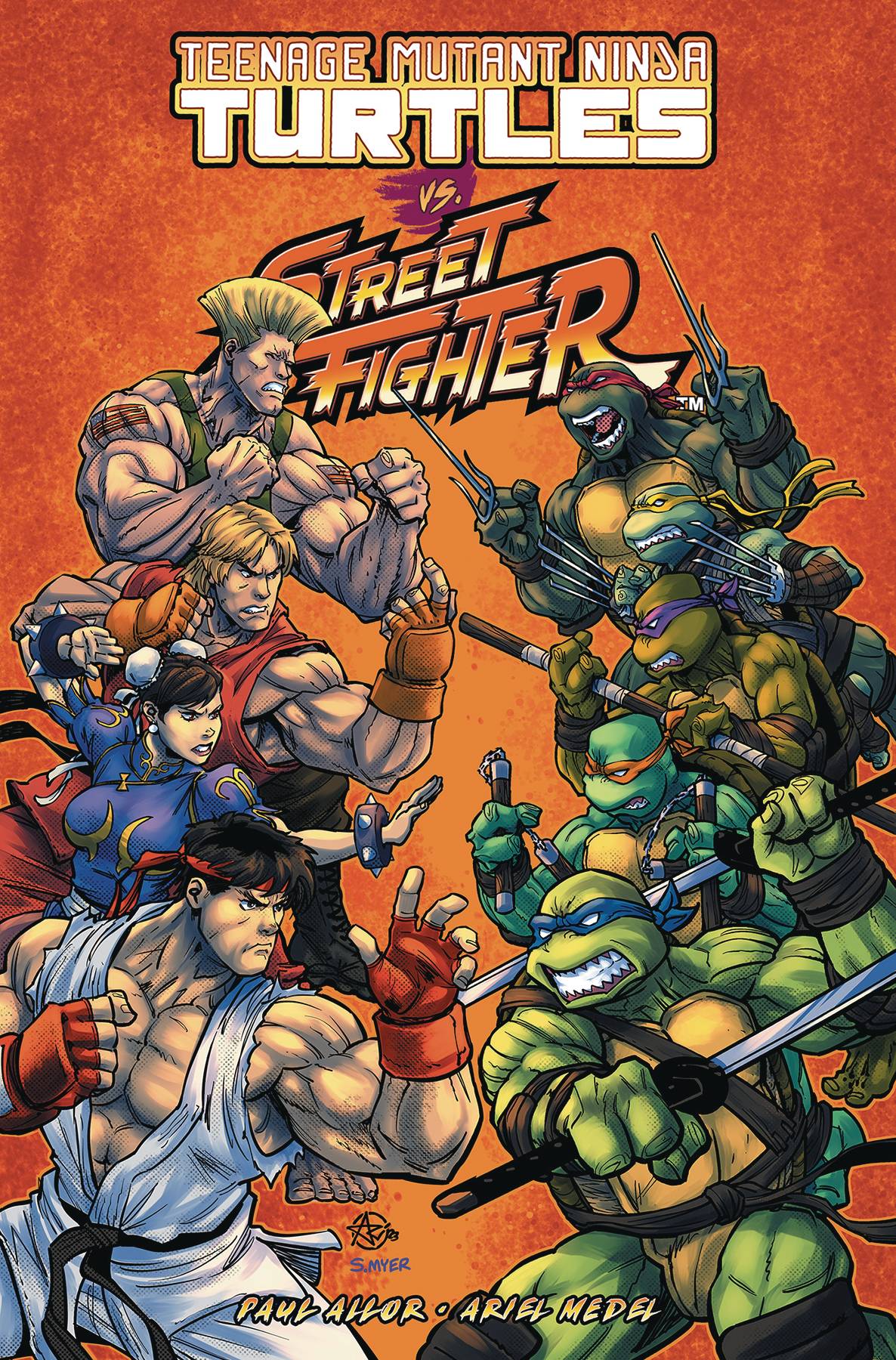 TMNT VS STREET FIGHTER TP - Comicbookeroo