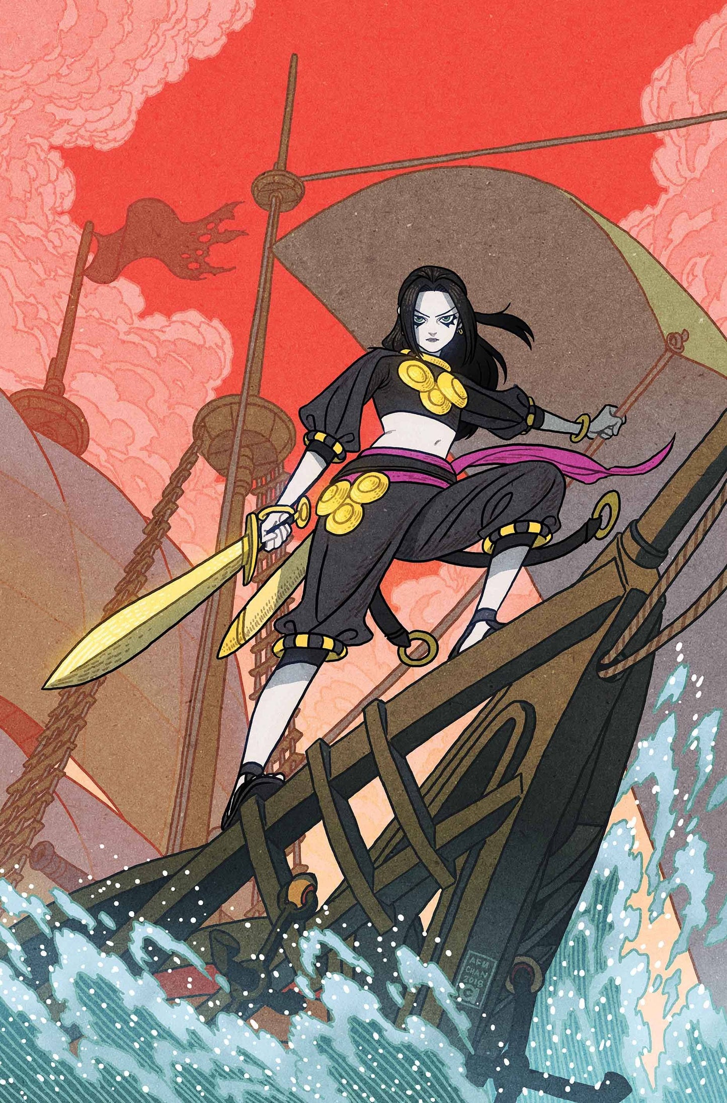 AGE OF CONAN BELIT #1 (OF 5) 1:10 AFU CHAN INCV - Comicbookeroo