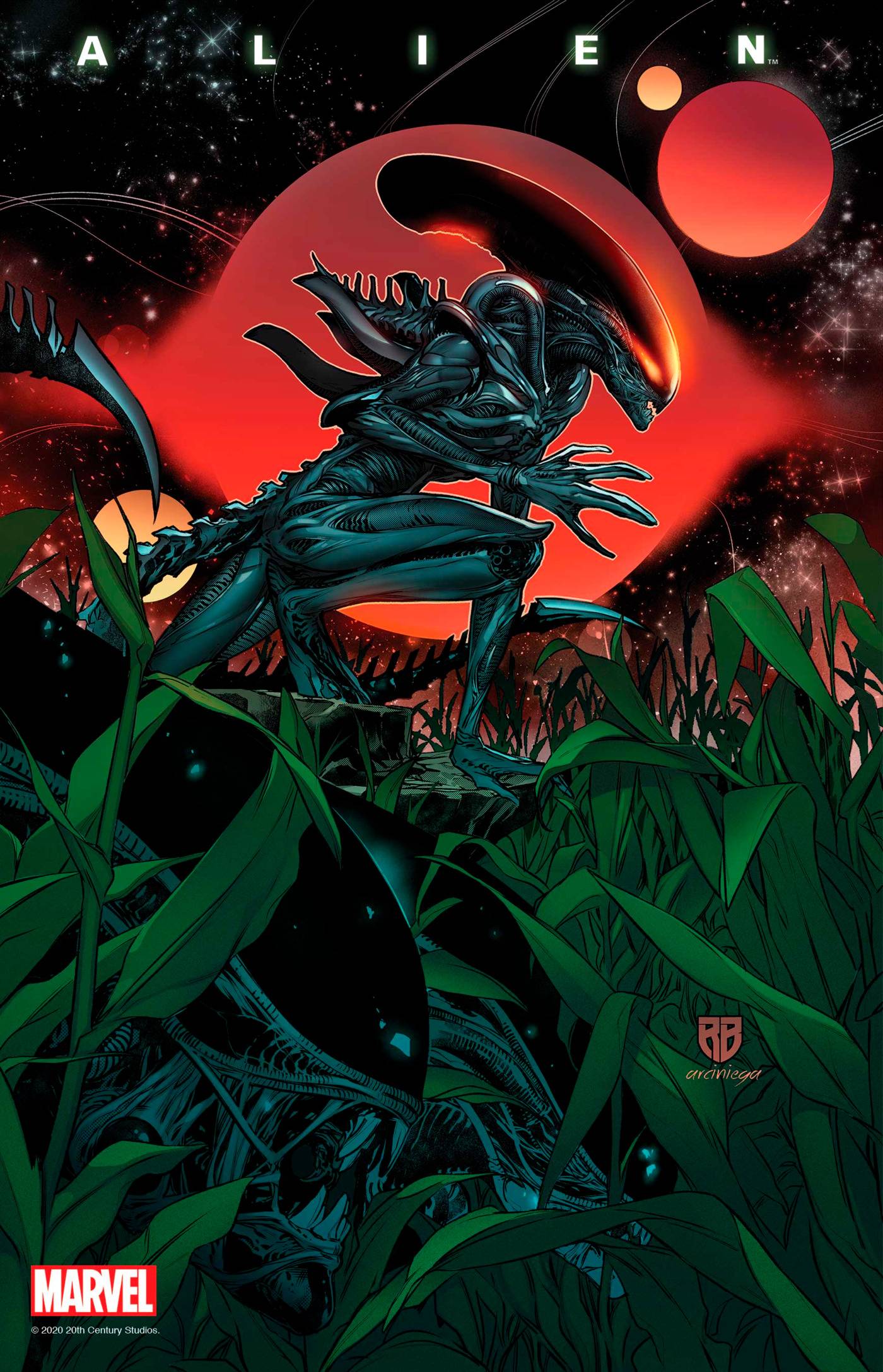 ALIEN (2021) #8 SILVA VAR 1:25 INCV - Comicbookeroo