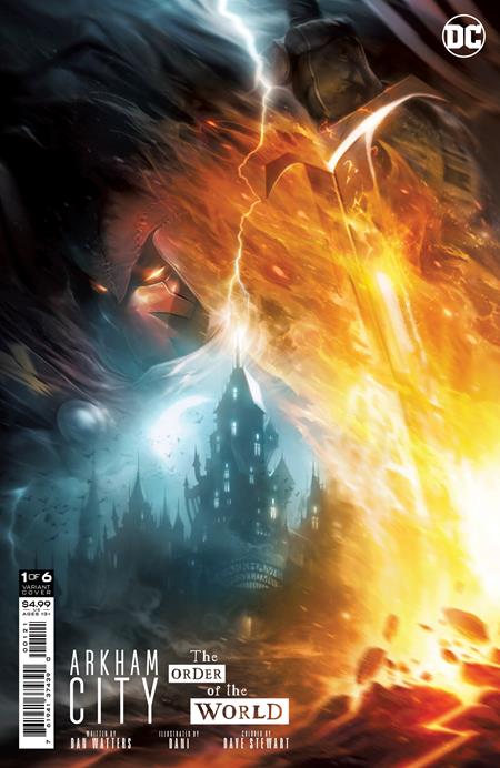 ARKHAM CITY THE ORDER OF THE WORLD #1 (OF 6) CVR B FRANCESCO MATTINA CARD STOCK VAR - Comicbookeroo