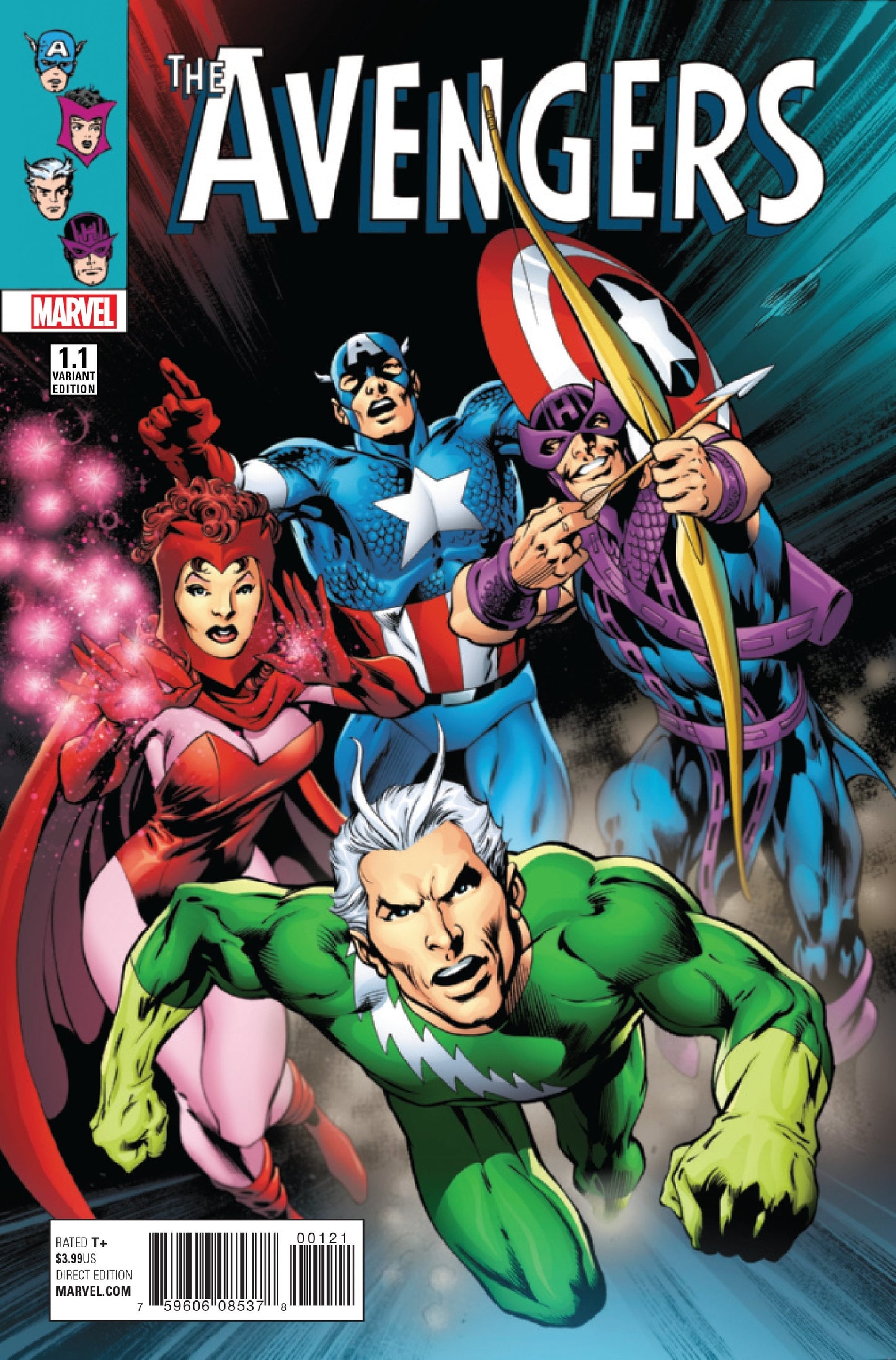 AVENGERS (2016) #1.1 1:50 DAVIS INCV NOW - Comicbookeroo