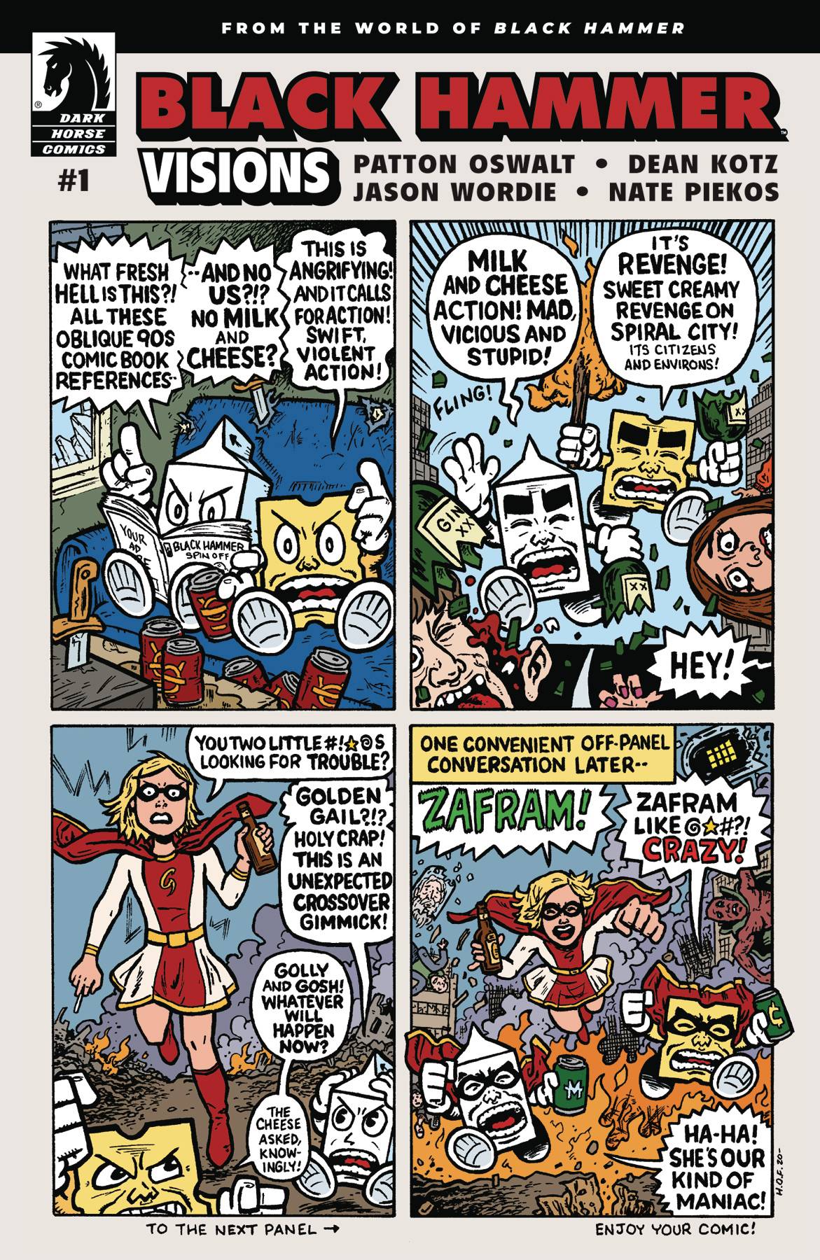 BLACK HAMMER VISIONS #1 (OF 8) EVAN DORKIN VAR ED - Comicbookeroo