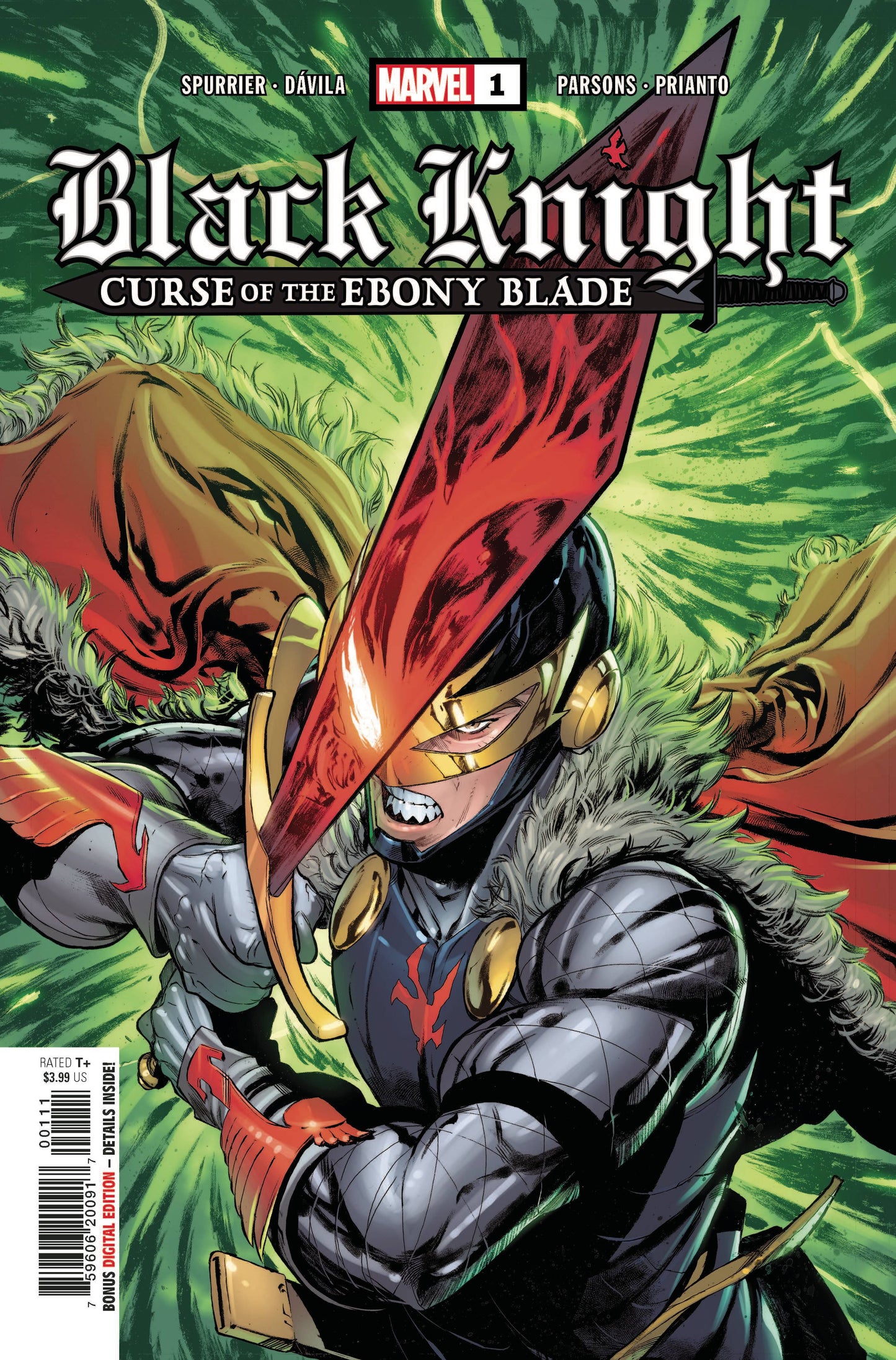 BLACK KNIGHT CURSE EBONY BLADE #1 (OF 5) - Comicbookeroo