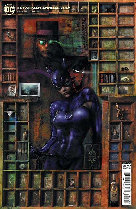 CATWOMAN 2021 ANNUAL #1 CVR B LIAM SHARP CARD STOCK VAR - Comicbookeroo